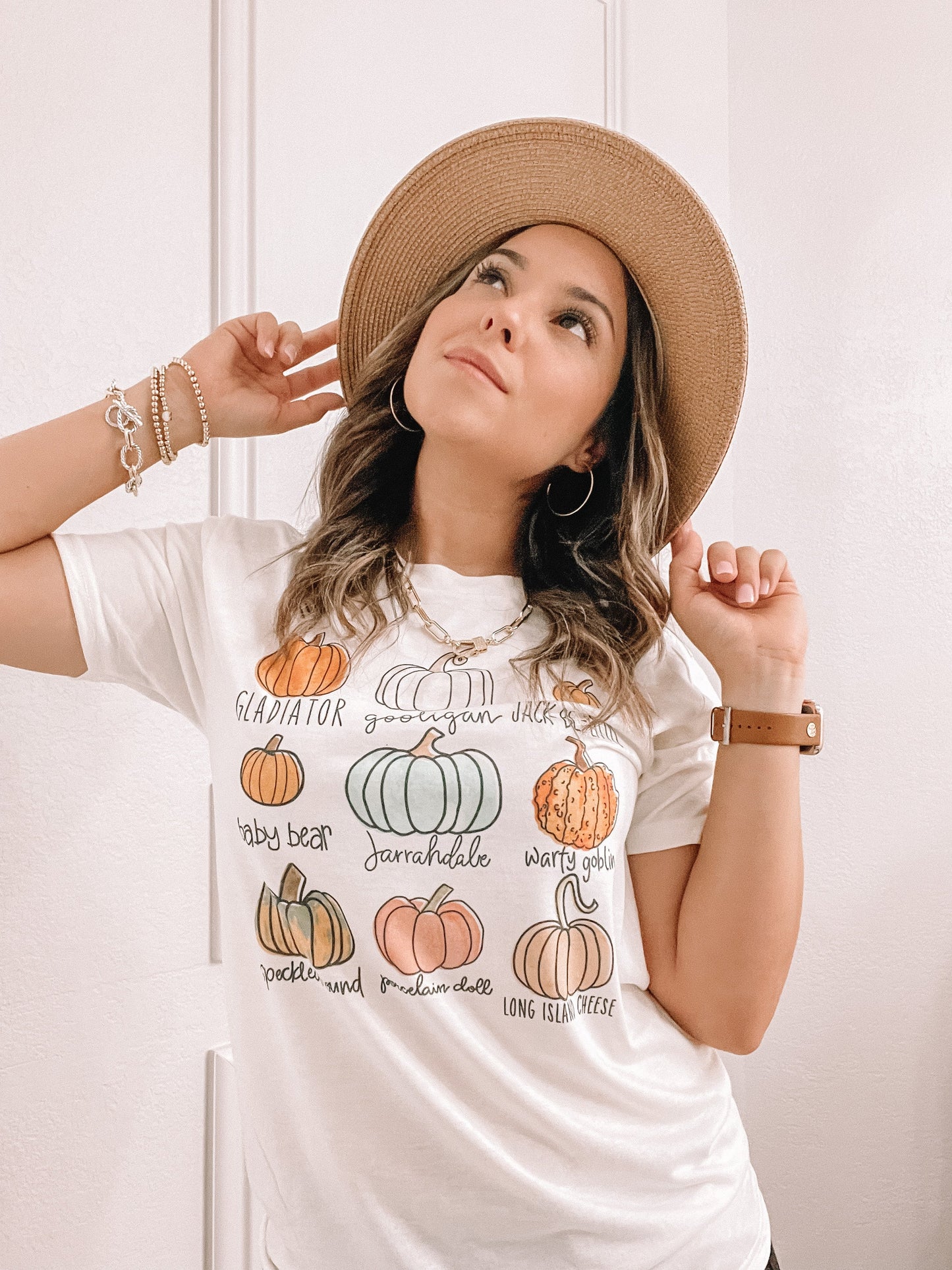 Cute Pumpkins (white tee)