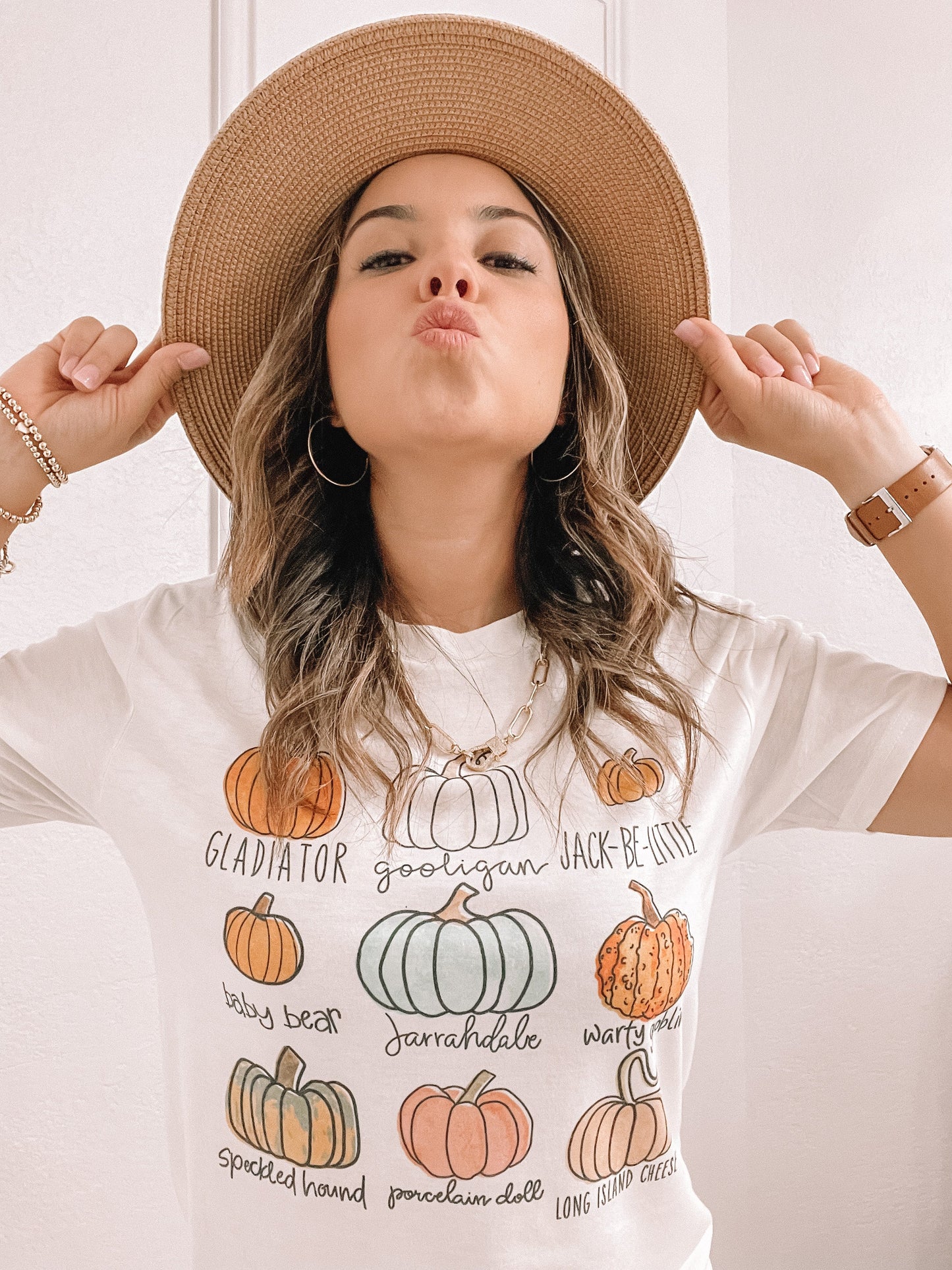 Cute Pumpkins (white tee)