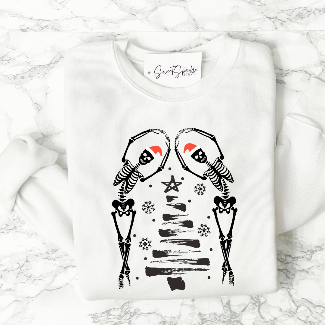 Christmas skeletons sweatshirt