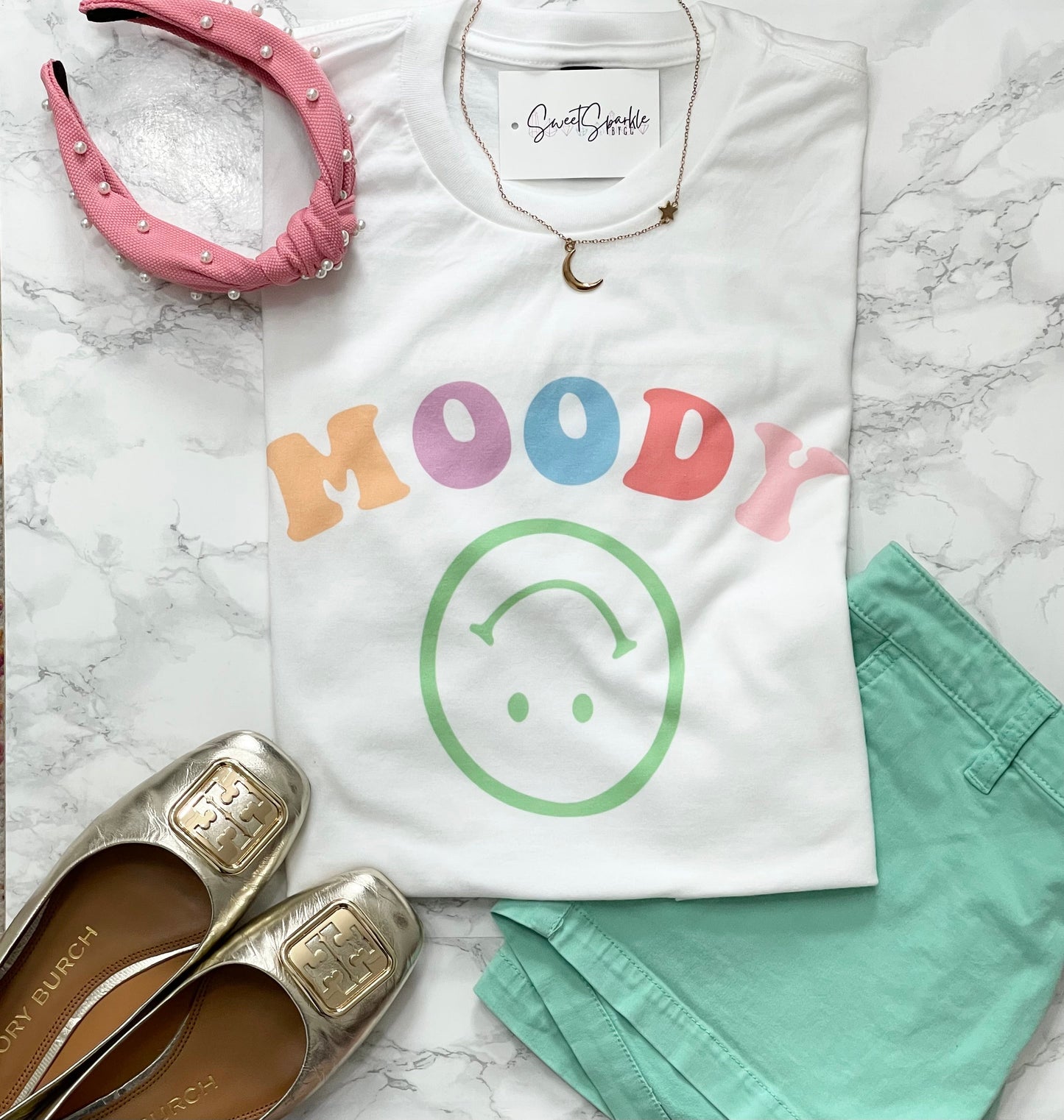 Moody Smiley tee