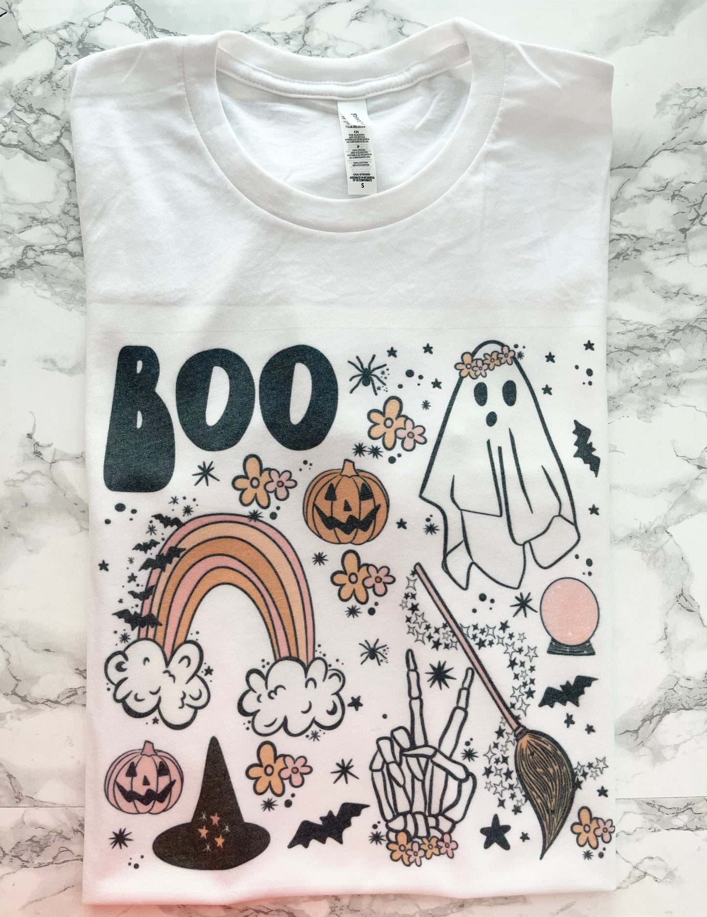 Boo Halloween doodles