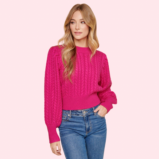 Gigi cable knit sweater