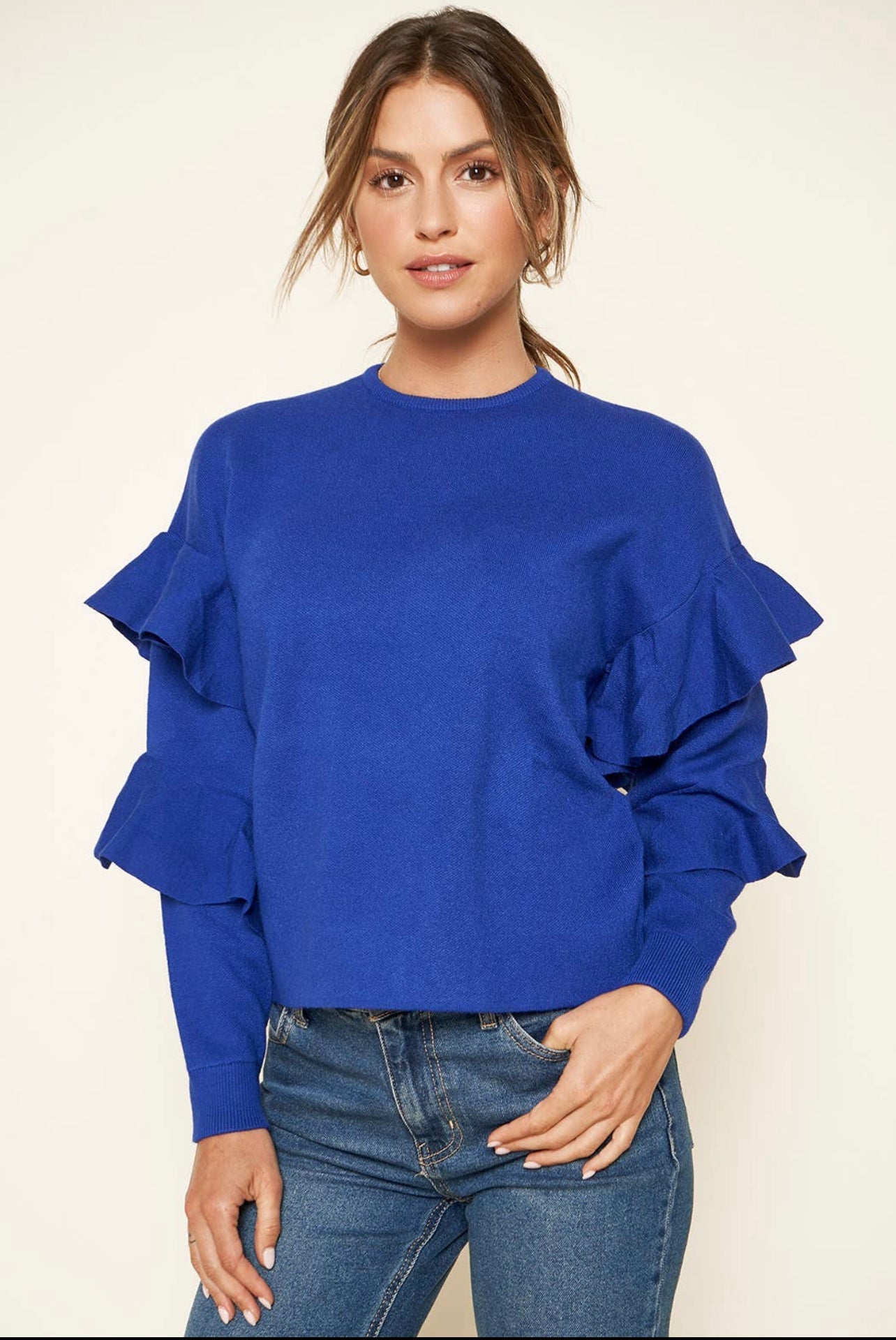 Hannah Ruffle Sleeve